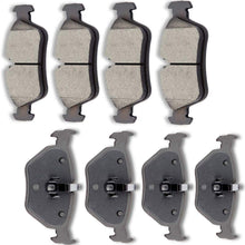 Ceramic Discs Brake Pads Kits,SCITOO 8pcs Disc Brakes Pads Set fit for BMW 318ti,1998-2000 BMW 323i,2001-2006 BMW 325Ci,2001-2005 BMW 325i,2003-2006 BMW Z4