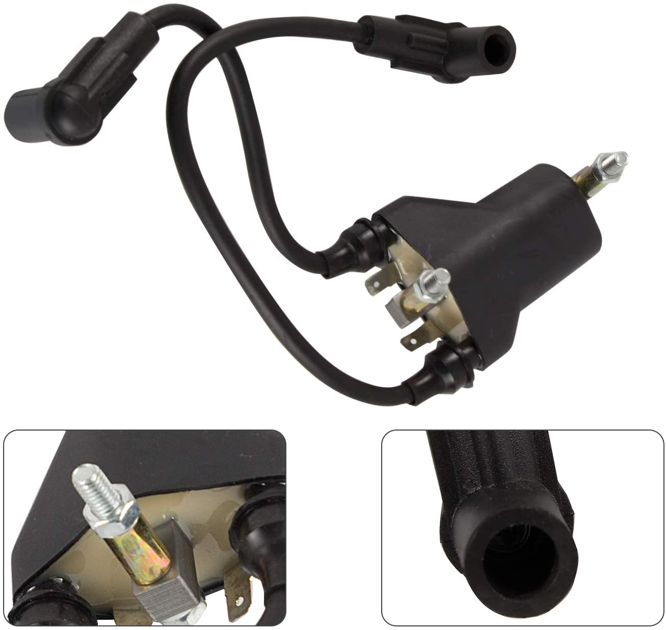 Replace 26652-G01 EPIGC103 Dual Ignition Coil Compatible with EZ GO 4-Cycle Gas Golf Cart Marathon Medalist TXT (Pre-MCI engine) (For EZ GO) (For EZ GO)