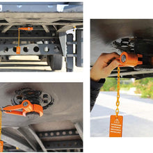 OKLEAD 5th Wheel King Pin Lock Heavy Duty Anti Theft Coupler Lock for Camper Tractor Trailers Rv