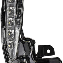 Brock Replacement Passengers Daytime Running Lamp Right Vertical Type Light Compatible with 17-18 Corolla 8143002030