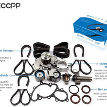 ECCPP New Timing Belt Water Pump Kit Fits for 1995-2004 Toyota Tacoma Tundra 4Runner T100 3.4L V6 DOHC 24 Valve 5VZFE Engine