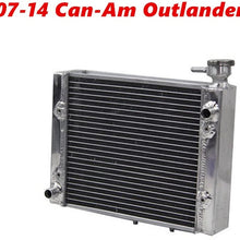 OzCoolingParts 2008 2009 2010 Can-Am Outlander 650 Radiator - Aluminum Radiator for 2007-2014 Can-Am Outlander 500/650/800 - ATV Can-Am Outlander Radiator