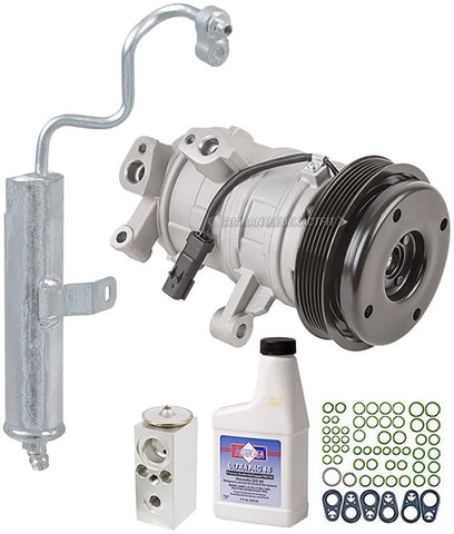 For Jeep Commander 2008 2009 2010 AC Compressor w/A/C Repair Kit - BuyAutoParts 60-82252RK New