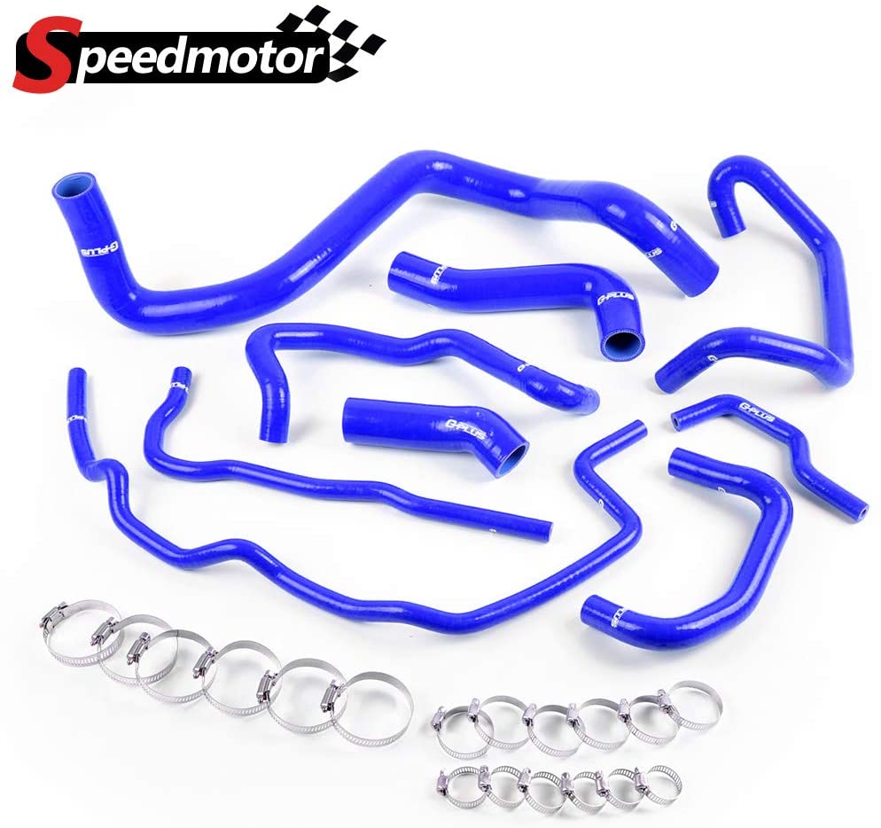 Gplus 99-06 For Volkswagen Golf Mk4 1.8T Turbo Silicone Radiator Hose Kit Blue