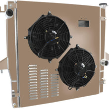 CoolingSky 2 Row Aluminum Radiator +2X12" Fan W/Shroud Combo for 2003-2009 Dodge Ram 2500, Ram 3500 (fits: 5.9L 6.7L Diesel Cummins Engine)