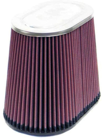 K&N Universal Clamp-On Air Filter: High Performance, Premium, Washable, Replacement Filter: Flange Diameter: 4 In, Filter Height: 7.5 In, Flange Length: 0.625 In, Shape: Oval Straight, RF-1034