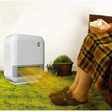 Zyyqt Small Desktop Heater, Home Energy Saving Body Induction Small Solar Heater Hot Fan Heater 5-30 Degrees Temperature Selection