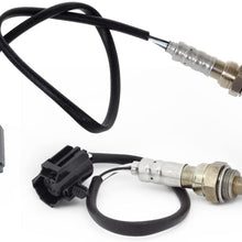 Upstream and Downstream 2pcs Oxygen O2 Sensor 1 and Sensor 2, 234-4076, 234-4078 Compatible with Jeep Cherokee 4.0L 1996-1999/ Jeep Grand Cherokee 4.0L 1996-1998/ Jeep Wrangler 4.0L 1997-1999