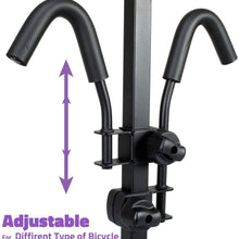 VENZO 4 Bike Bicycle Platform Style Carrier - Bike Rack for Car SUV Truck Tow Trailer Hitch Receiver Mount Size 2" - Sturdy & Rust Proof