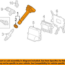 Genuine Honda 30520-RN0-A01 Plug Hole Coil