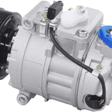 Deebior 1pc A/C Compressor & Clutch Compatible with 2007-2010 Q7 3.6L 2007-2017 Touareg 3.6L 2005 Touareg 3.2L