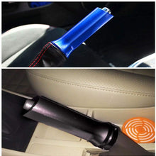 PQY Aluminum Handbrake Cover Hand Brake Sleeve Handle Protector Universal Black