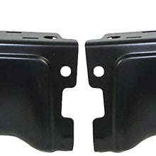 REAR BUMPER END BLACK SET=LH & RH WITH SENSOR HOLES FO1102373