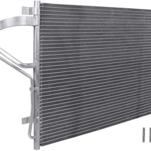 SCITOO Air Conditioning A/C Condenser Replacement for 2011 Kia Sedona Mini Passenger Van 3.5L Automotive Cooling A/C Condenser