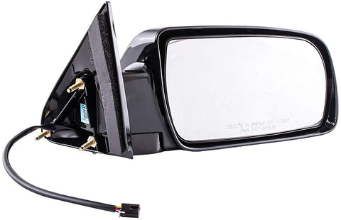 Passenger Side Mirror for Cadillac Escalade Chevy Blazer Suburban Tahoe GMC Yukon C/K 1500 2500 3500 (1988 1989 1990 1991 1992 1993 1994 1995 1996 1997 1998 1999 2000) Black Non-Heated Power Adjusting