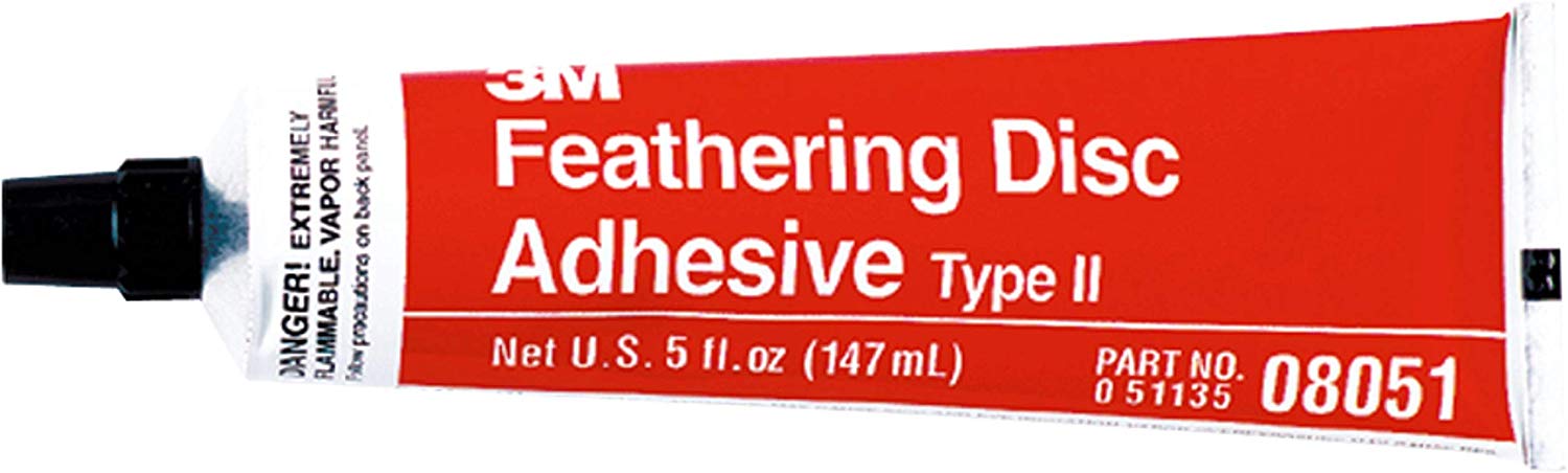 3M Feathering Disc Adhesive (Type 2), 08051, 5 oz Tube