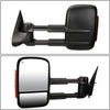 DNA Motoring TWM-001-T888-BK-AM+DM-SY-022 Pair of Towing Side Mirrors + Blind Spot Mirrors