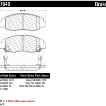Centric (103.07640) Brake Pad, Ceramic