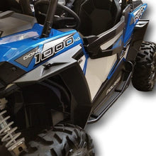 Polaris RZR 1000, 900, 900S, Turbo - Black Side Steps Nerf Bars