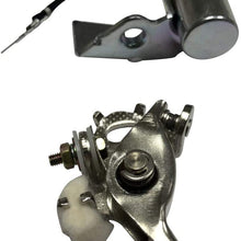 ENGINERUN Points and Condenser – Ignition Kit Compatible with Honda G150 G200 G300 GV150 GV200 HR21-5 Replaces OEM 30251-883-003 30280-883-005