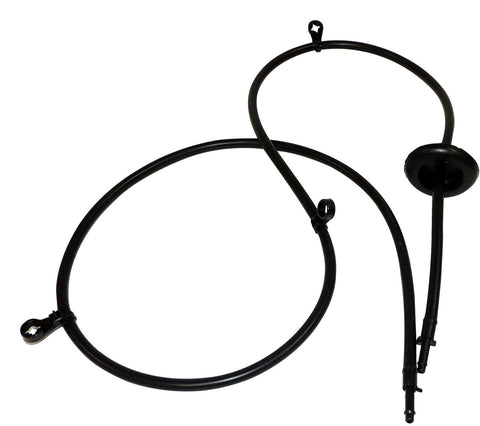 Crown Automotive 55078127AG Black Crown Windshield Washer Hose