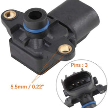 X AUTOHAUX Car Manifold Intake Air Absolute Pressure Map Sensor 56041018AB for 99-08 Chrysler Voyager IV
