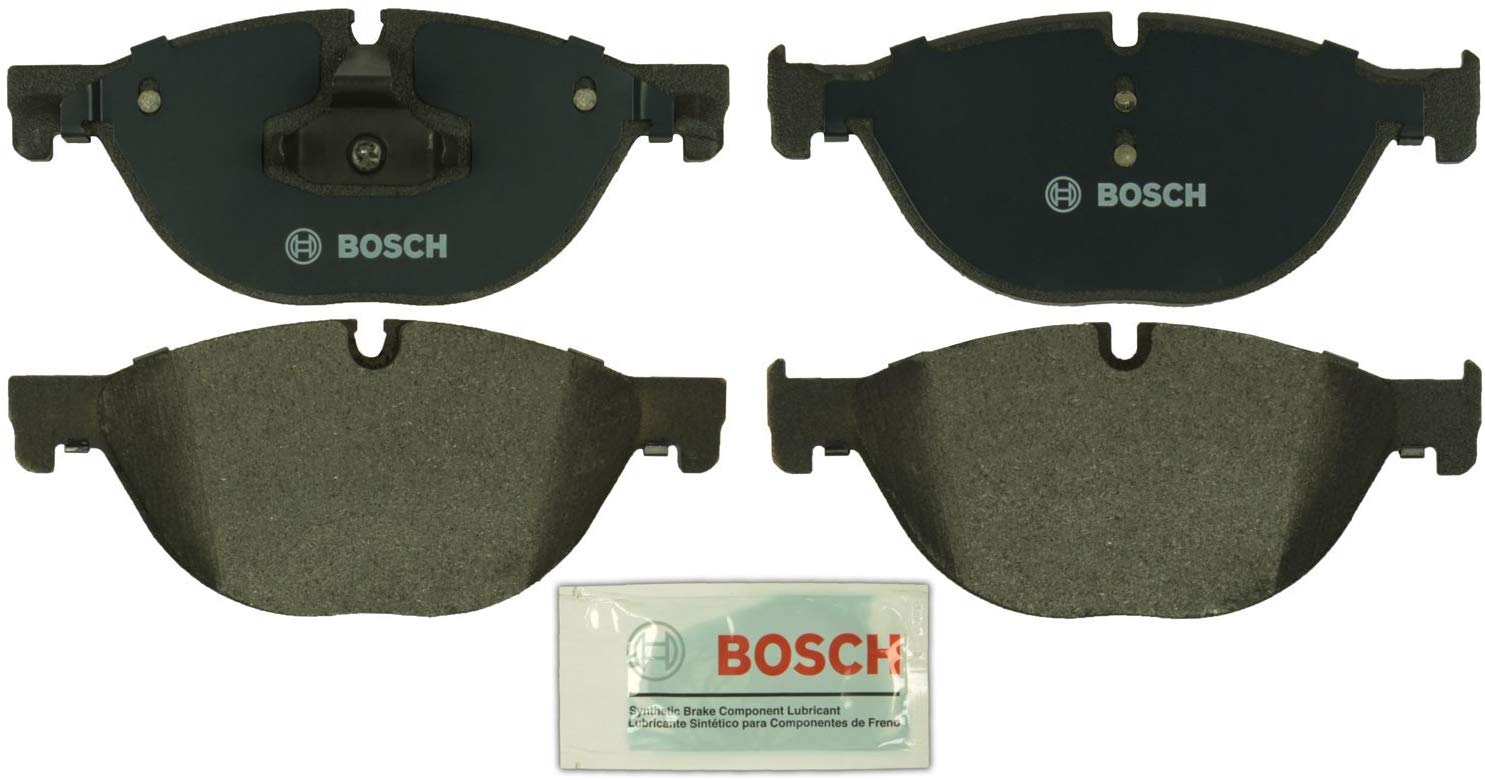 Bosch BP1409 QuietCast Premium Semi-Metallic Disc Brake Pad Set For Select Bentley Arnage; BMW (i, GT, Ld, Li, xDrive), 528, 535, 550, 650, 740, 750, ActiveHybrid; Rolls-Royce + More; Front