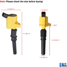 ENA Heavy Duty Ignition Coil compatible with Ford Crown Victoria Expedition F-150 F-250 F-350 Mustang Lincoln Mercury Navigator Town Car Crown Grand Marquis 4.6L 5.4L V8 DG508 DG457 DG472 DG491