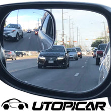 Blind Spot Mirrors. XLarge for SUV, Truck, and Pick-up Engineered by Utopicar for Blind Side. (2 Pack)
