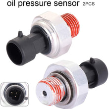 ANGLEWIDE Oil Pressure Sensor Compatible for 2008 Buick LaCrosse 2004-2007 Buick Rainier 2004-2005 2007 Cadillac CTS 2002-2008 Cadillac Escalade PS308 Oil Pressure Swtich 2PCS