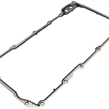 Car Engine Oil Pan Gasket 12612350 for GM Vehicles Equipment. fits Chevy Pontiac 5.3 5.7 6.0 LS1 LS2 LS3 LM7 LQ4 LQ9 LM7(Complete package to Direct replacement)
