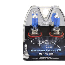 HELLA H71071262 Optilux XB Series H11 Xenon White Halogen Bulbs, 12V, 55W, 2 Pack