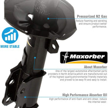 Maxorber 4 Pieces Front & Rear Full Set Shocks Struts Absorber Kit 334450 334451 344612 72114 72115 71373 4851009660