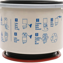 iFJF Automotive Replacement Filter of R12T Fuel Filter/Water Separator 120AT NPT ZG1/4-19 fit Diesel Engine