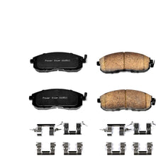 Power Stop 17-815A, Z17 Front Ceramic Brake Pads with Hardware