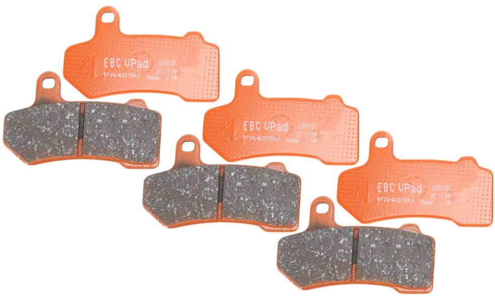 EBC Brakes EBPCK1015 Complete Semi-Sintered V-Pads Brake Pad Change Kit