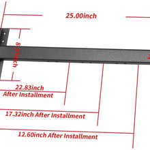 Hodenn Adjustable Roof Ladder Racks Fit for 4" up to 7" Wide Pickup Trucks Trailers