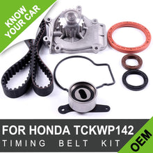 Engine Timing Part Belt Set Timing Belt Kits, SCITOO fit HONDA PRELUDE Si 2.0L 2.1L 1988-1991 Replacement Timing Tools with Water Pump B20A5 B21A1