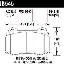 Hawk Performance HB545F.564 HPS High Performance Street Brake Pad