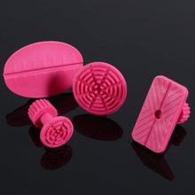 Cuque 10Pcs Repair Tools Paintless Dent Auto Car Body Repair Tool Kit Nylon Glue Puller Tabs Removal Tool Universal Red