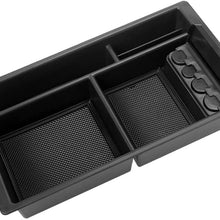 Center Console Tray Organizer for GMC Sierra Yukon Chevy/Chevrolet Silverado Tahoe Suburban 2015-2018 -GM Vehicles Accessories Replaces 22817343 (Full Console w/Bucket Seats ONLY)