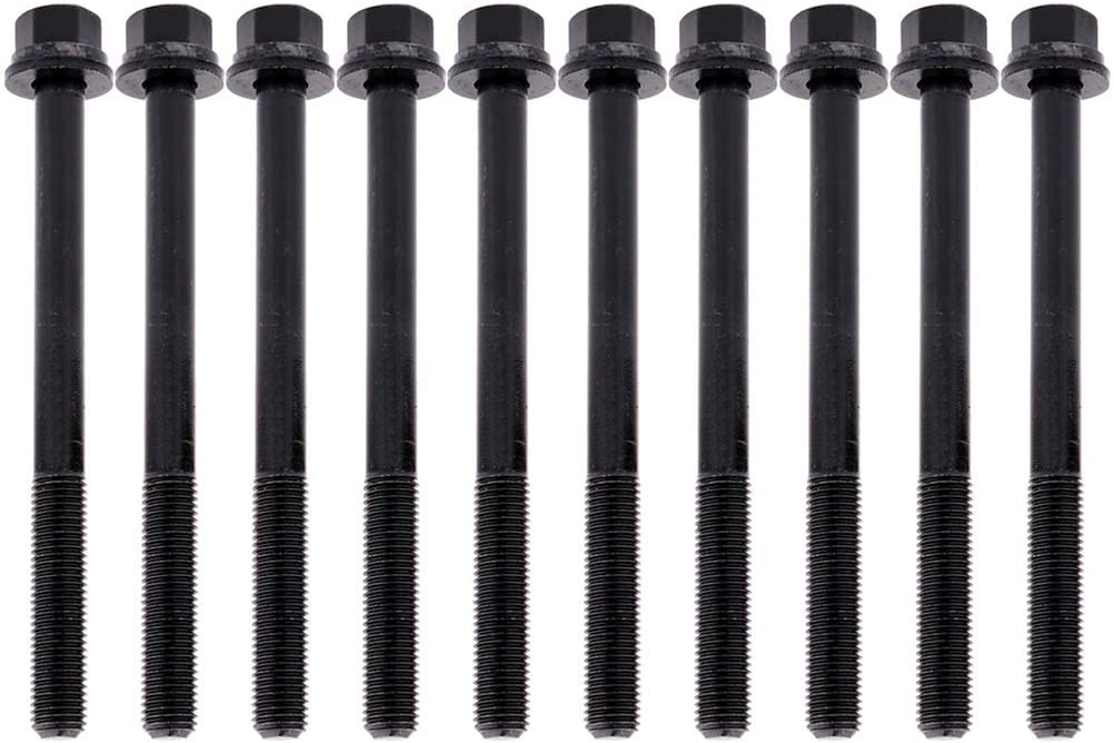 ECCPP Engine Replacement Head Bolts Set Studs Kit Compatible with 1996 1997 1998 1999 2000 for Honda Civic 3-Door 1.6L CX Hatchback