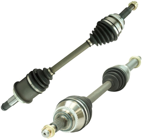 TRQ Front CV Axle Shaft Assembly LH LF RH RF Pair for 04-10 Toyota Sienna Van Front Wheel Drive FWD