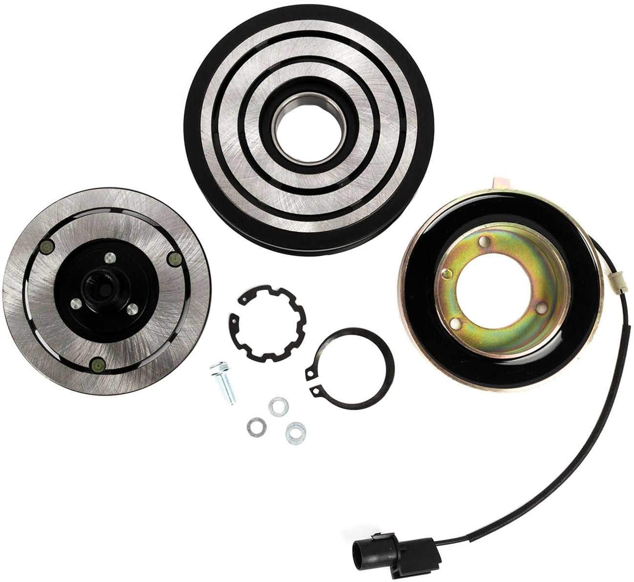 KARPAL AC A/C Compressor Clutch Assembly Repair Kit ALT020625 Compatible With 2002-2006 Nissan Altima