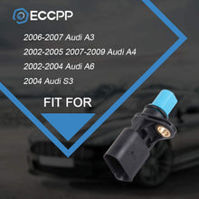 ECCPP Camshaft Position Sensor 06C905163B Fit for Audi A3/A4/A6/Allroad Quattro, Audi S3/S4/S6/TT Quattro, VW Eos/Golf/Golf City/Golf R/GTI/Jetta/Jetta City/Passat 2002-2014 1.8L-4.2L l4 V6 Models