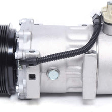 TBVECHI AC Compressor Air Conditioner Compressor, A/C AC Compressor and Clutch Fit for 97-01 Jeep Wrangler Cherokee 2.5 4.0L