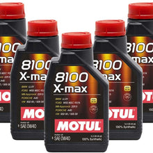 Motul 8100 X-Max 0W40 Fully Synthetic Engine Oil (5 Liters)