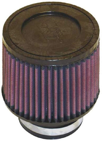 K&N Universal Clamp-On Air Filter: High Performance, Premium, Washable, Replacement Filter: Flange Diameter: 3 In, Filter Height: 4 In, Flange Length: 1.75 In, Shape: Round Tapered, RU-3700