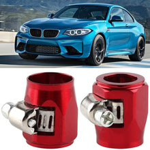 Car Hose Clamp Fuel Water Tube, Car Modification AN6 Fuel Hose Clamp Finisher Aluminum Alloy Pipe Trimmer Clip