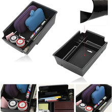 YEE PIN 2020 Sonata Center Console Organizer Tray Sonata Limited Armrest Tray Armrest Box Secondary Storage Insert ABS Materials Tray Compatible with 2020 Sonata DN8 (Black)